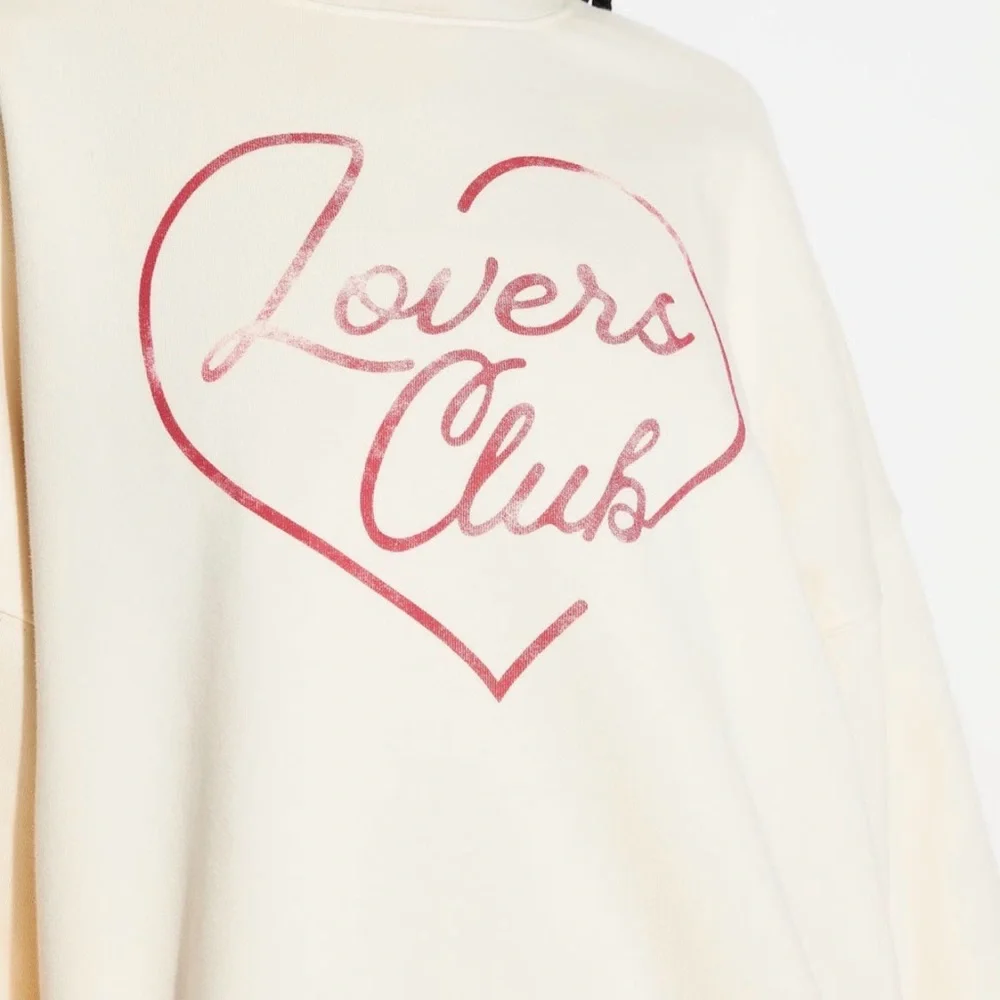 ❤️Spiritual Gangster Lovers Boyfriend Cotton Graphic Sweatshirt. Ladies L - Picture 4 of 14